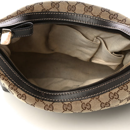 Gucci Monogram Medium Lovely Heart Hobo Brown 8 of 9