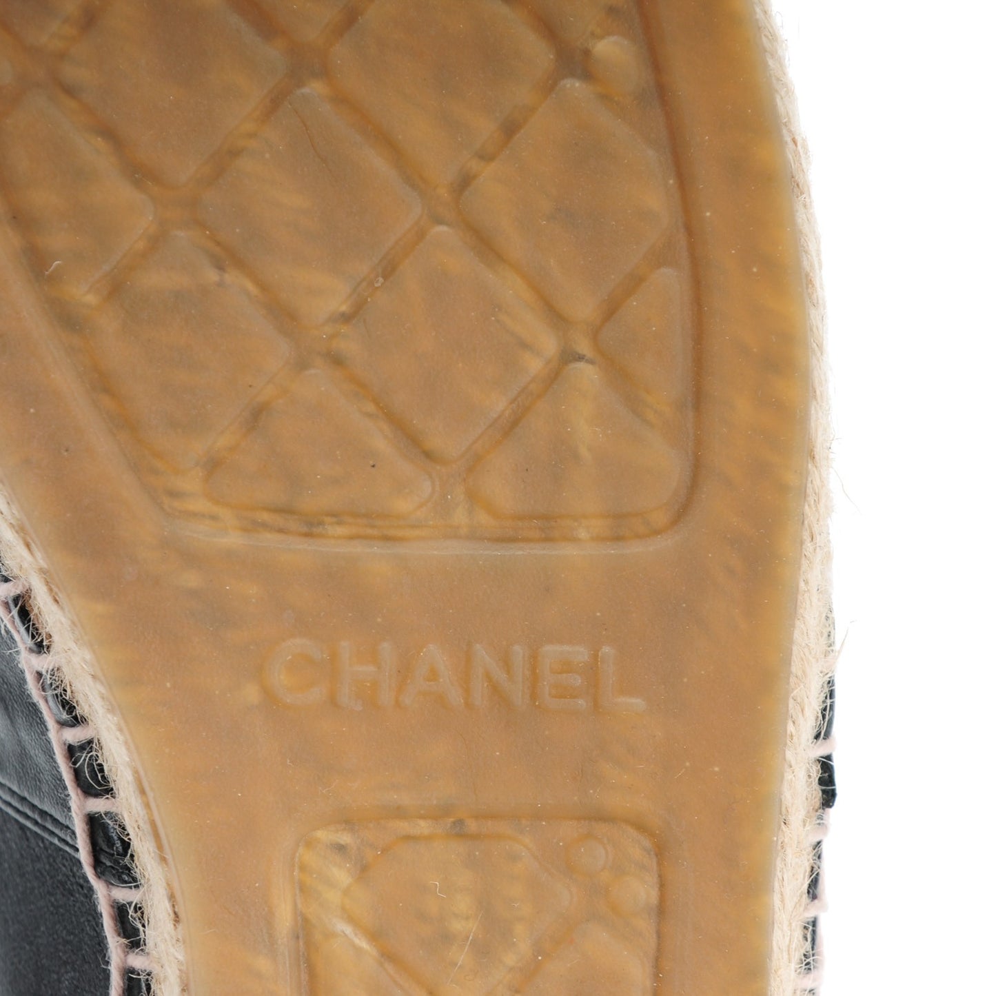 Lambskin CC Espadrilles 41 Black