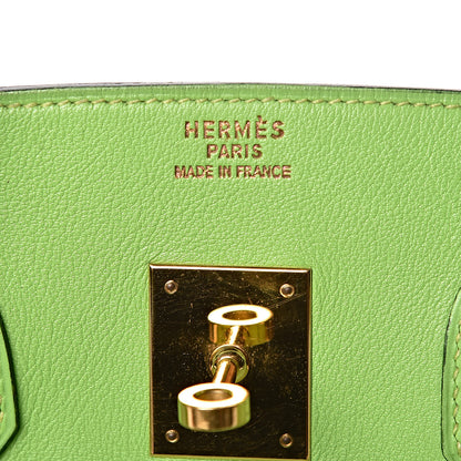 Hermes Veau Gulliver Birkin 35 Vert Cru 6 of 18