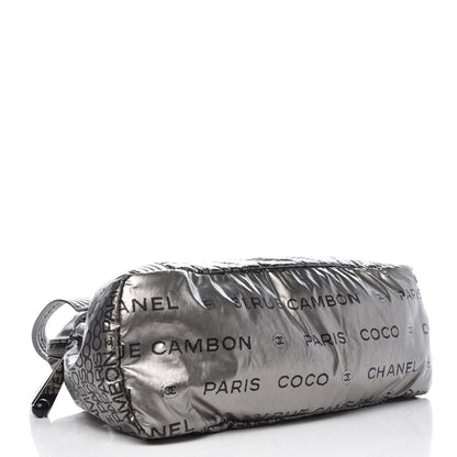 Chanel Lacquered Canvas Medium Unlimited Tote Argent Fonce 4 of 8