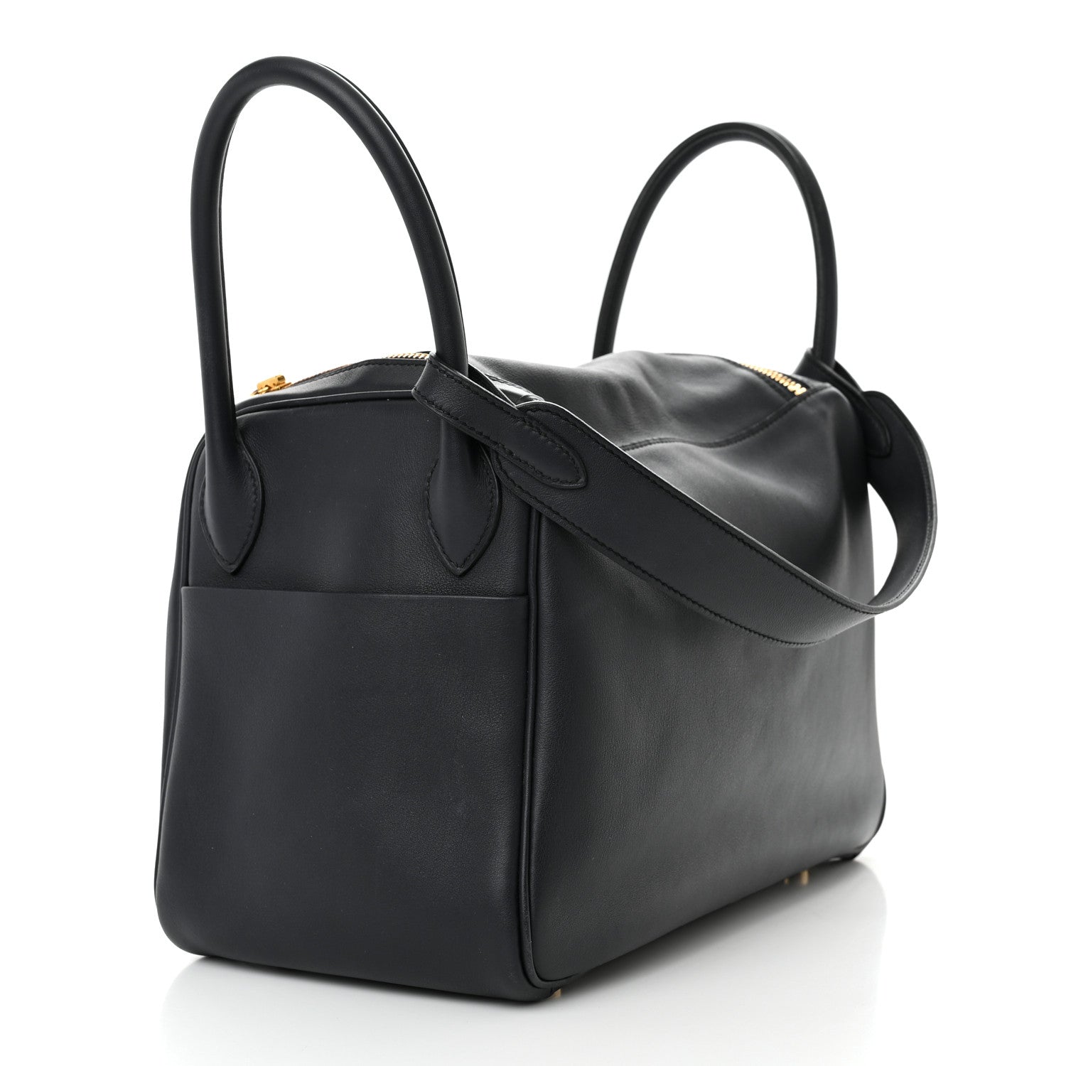 Hermes Swift Verso Lindy 30 Bleu Indigo Orange Poppy 3 of 16