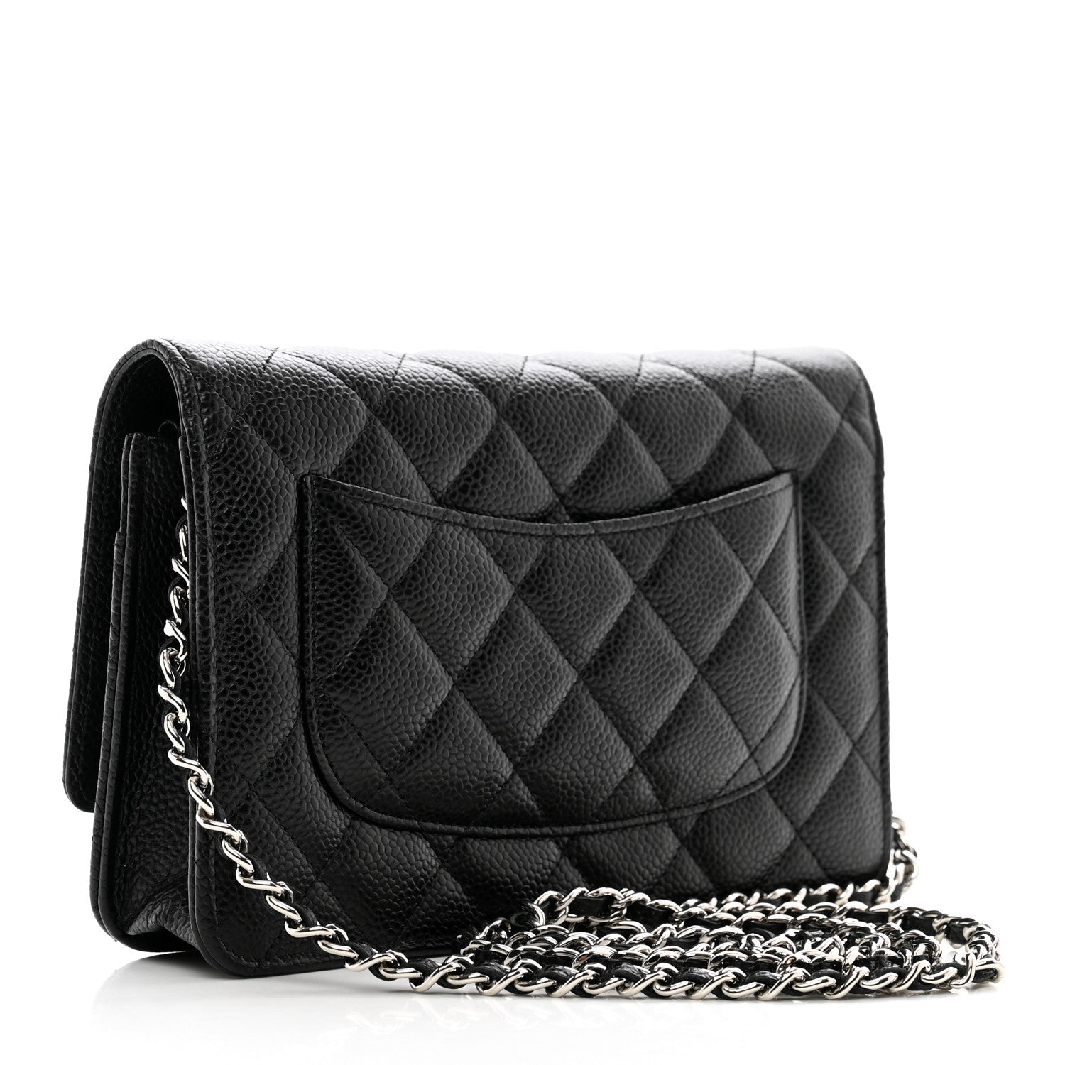 Chanel Caviar Quilted Wallet on Chain WOC Black 2 of 11