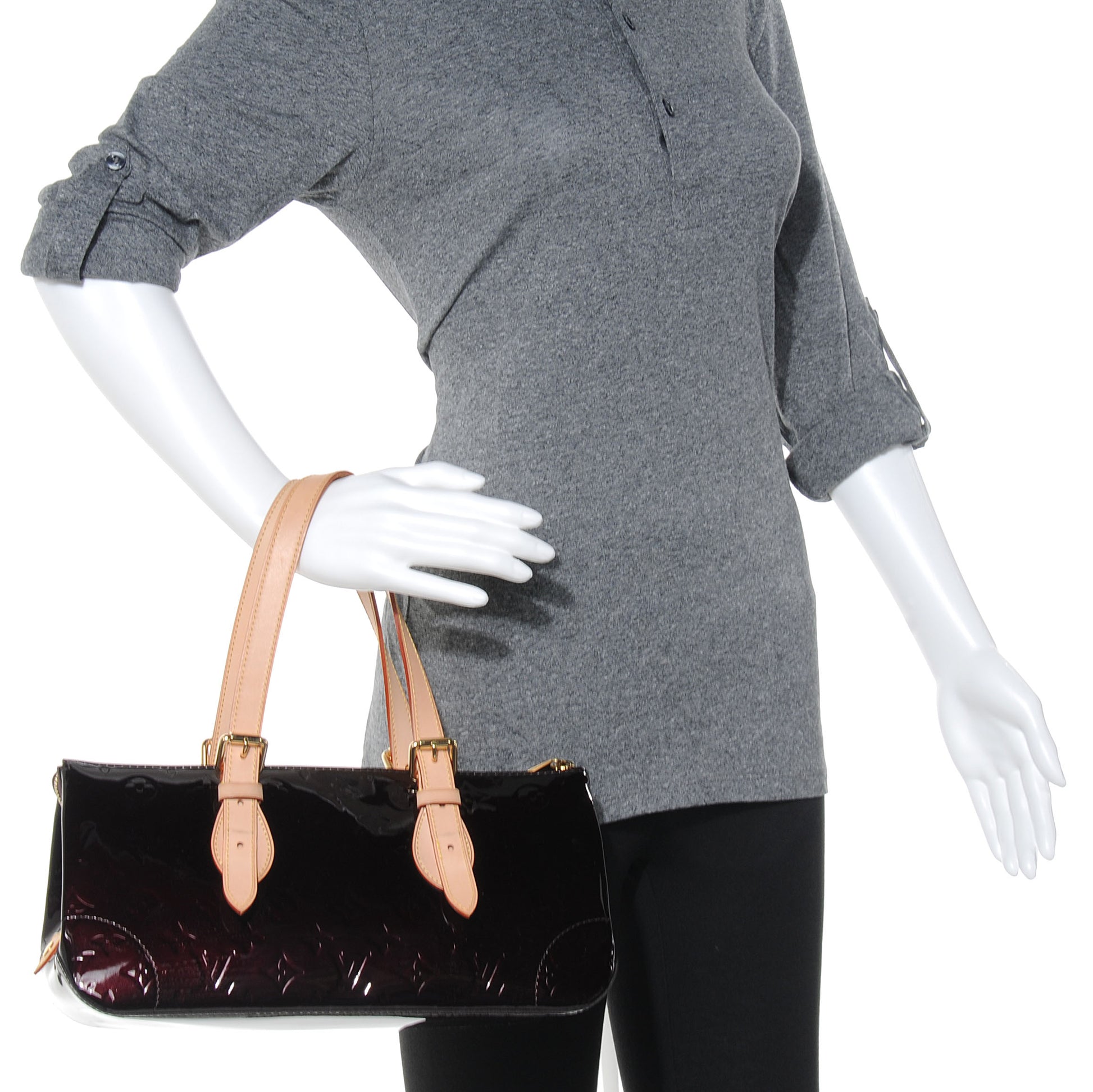 Louis Vuitton Vernis Rosewood Ave Amarante 2 of 7