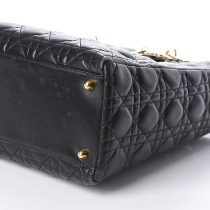 Christian Dior Lambskin Cannage Large Lady Dior Black 8 of 8
