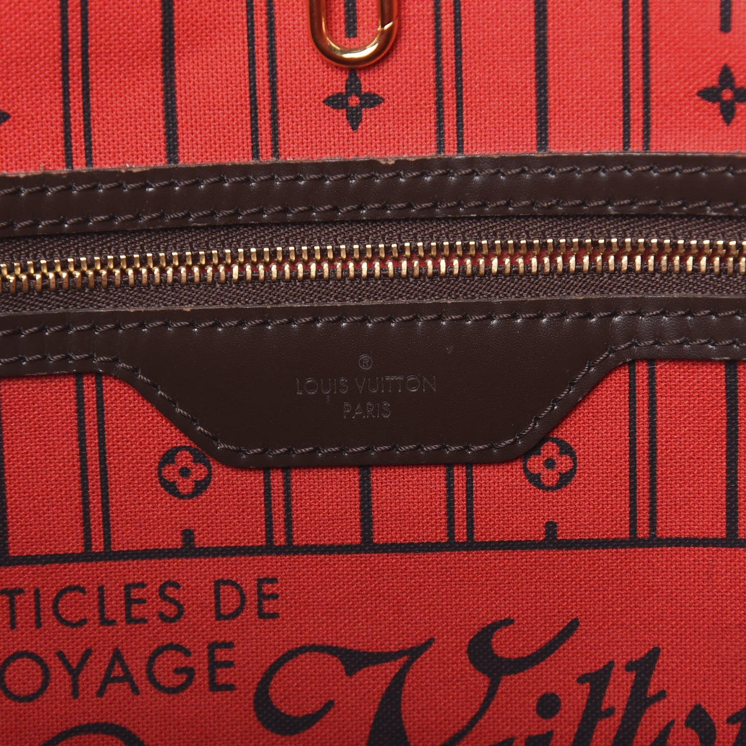 Louis Vuitton Damier Ebene Neverfull MM 6 of 13