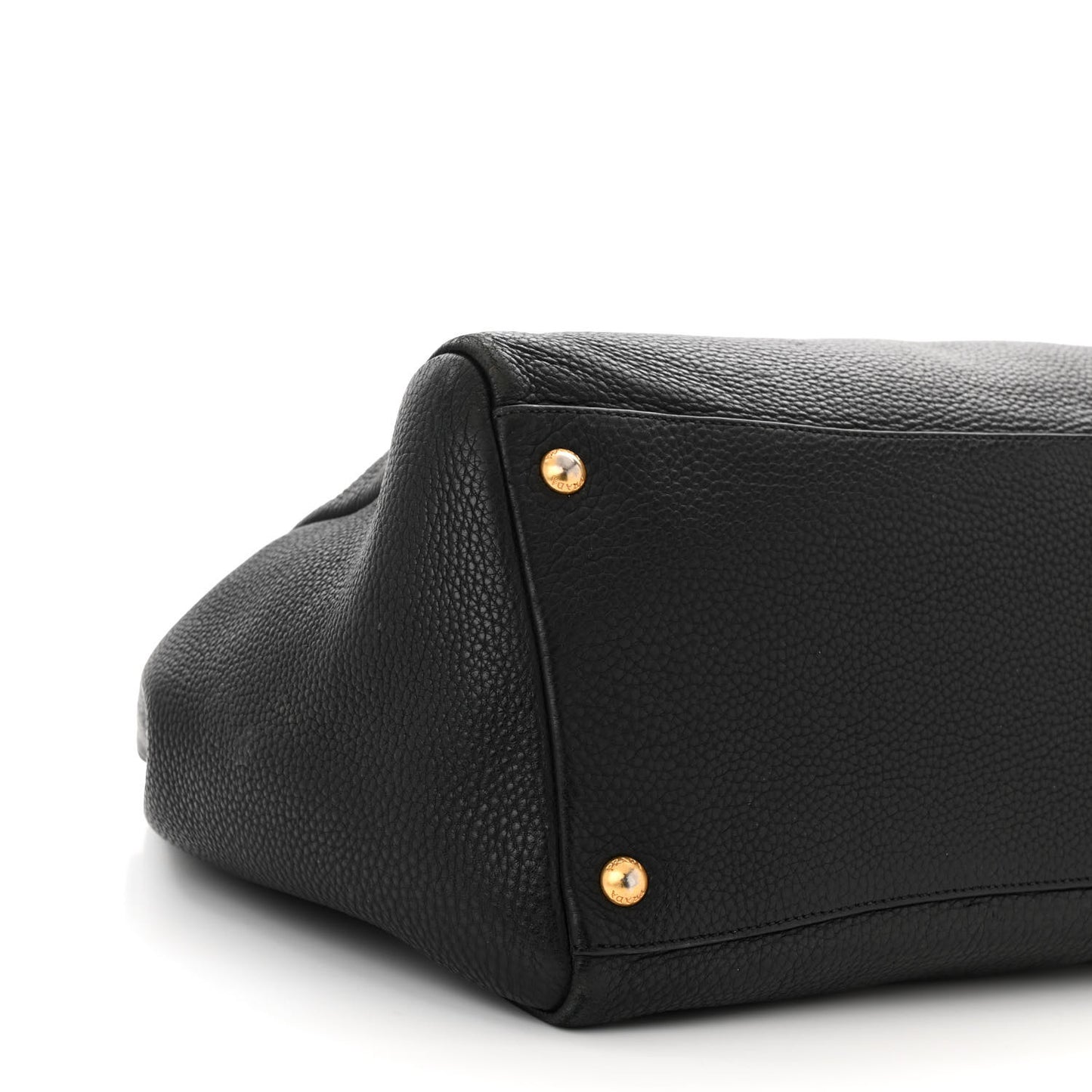 Vitello Daino Shopping Satchel Black