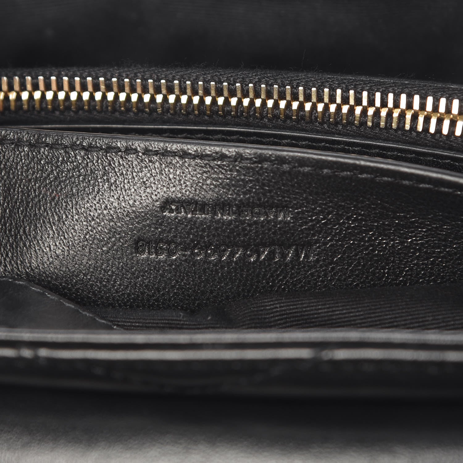 Saint Laurent Calfskin Y Quilted Monogram Small Loulou Chain Satchel Black 8 of 11