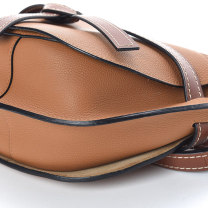 Loewe Grained Calfskin Small Gate Crossbody Bag Caramel Pecan 6 of 11