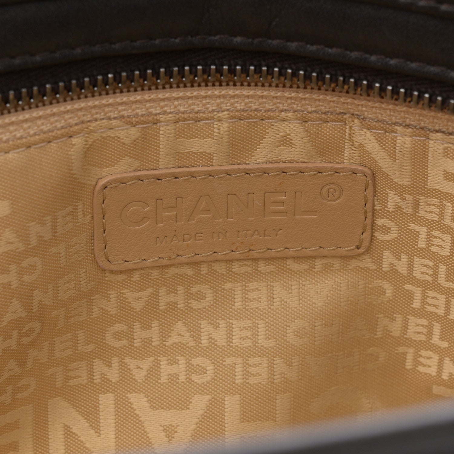 Chanel Calfskin Vertical Quilted Lax East West Shoulder Bag Dark Brown 6 of 11