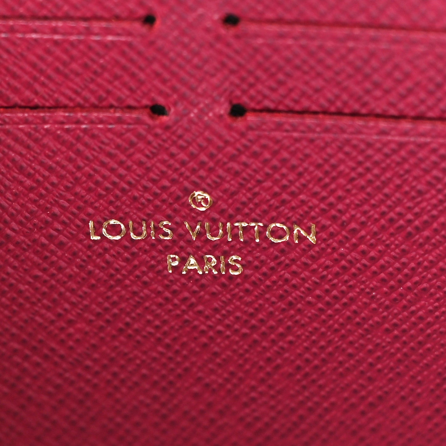 Monogram Clemence Wallet Fuchsia