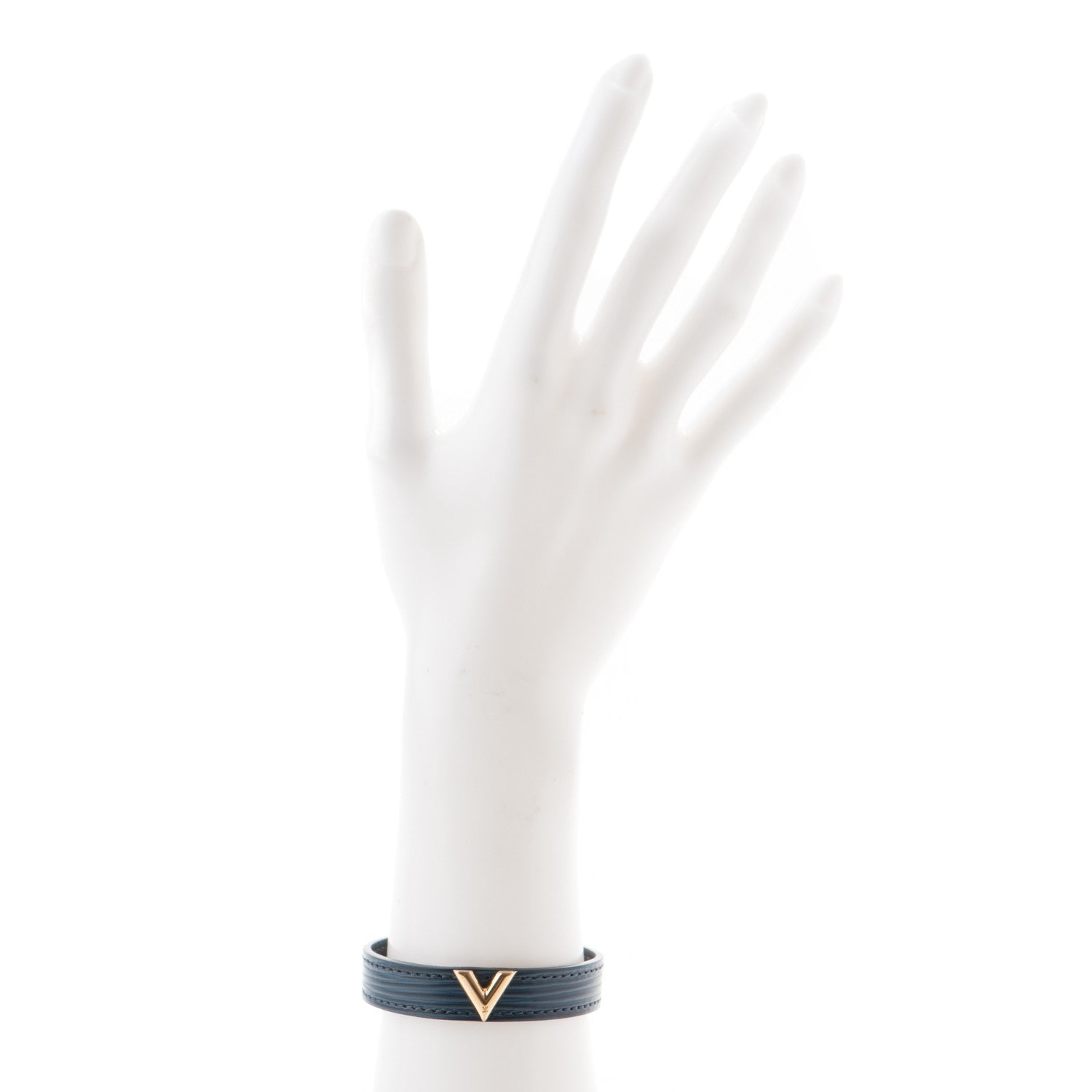 Louis Vuitton Epi Essential V Bracelet 17 Indigo 2 of 8