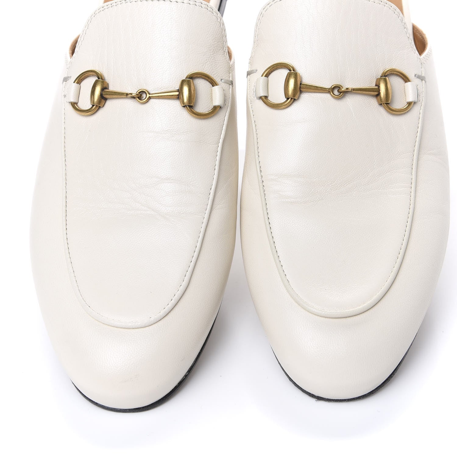 Gucci Malaga Kid Womens Princetown Slippers 38 Mystic White 13 of 13