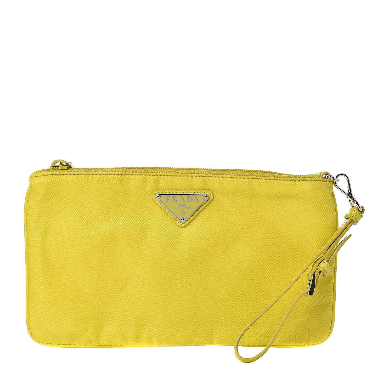 Tessuto Nylon Saffiano Wristlet Girasole