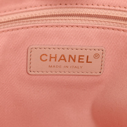 Chanel Mixed Fibers Calfskin Small Deauville Tote Rose Pink 6 of 12