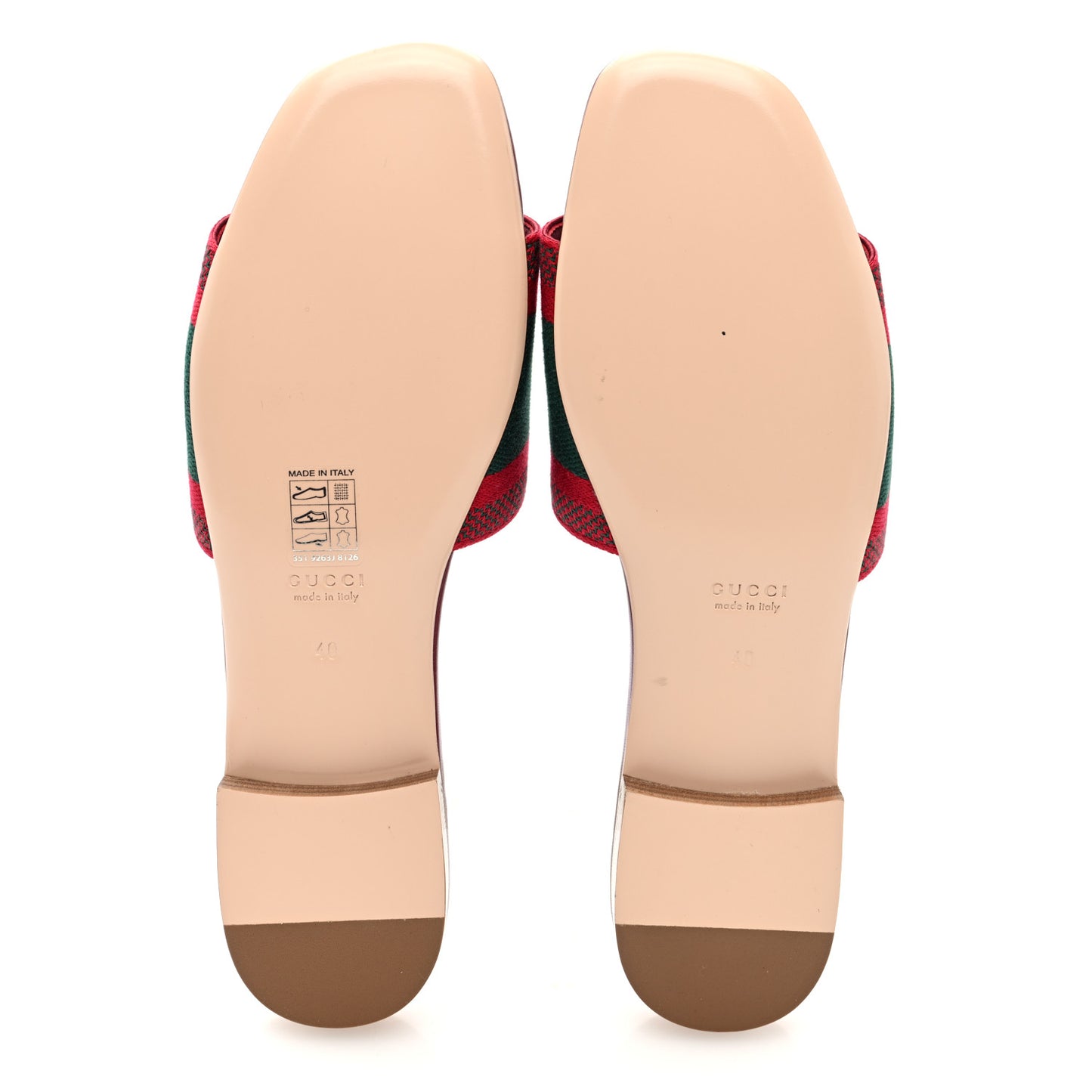 Canvas Web Womens Slide Sandals 40 Red Bordeaux