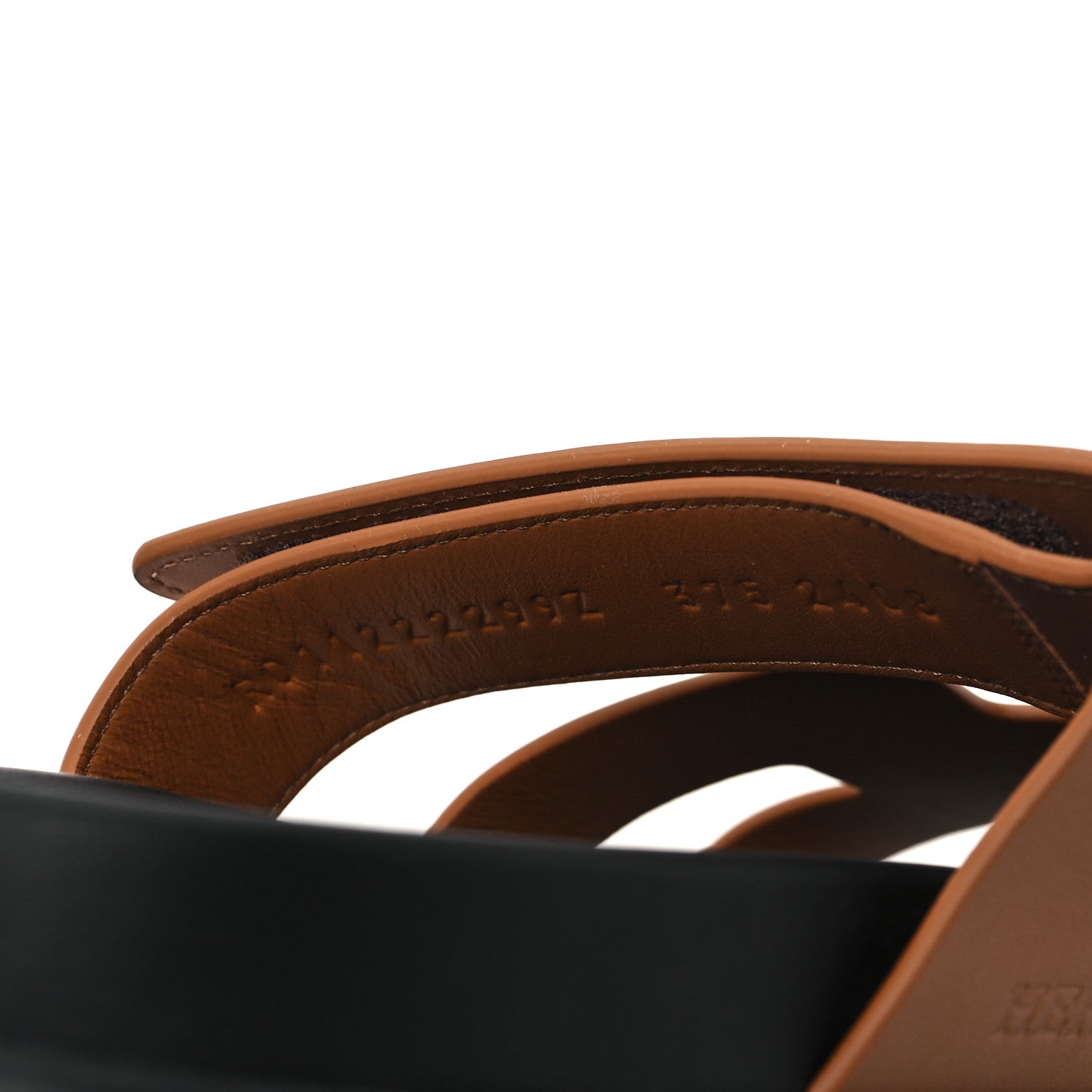 Hermes Calfskin Womens Chypre Sandals 37.5 Naturel 9 of 10