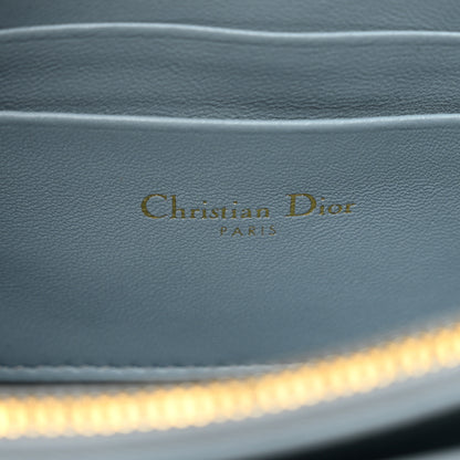 Christian Dior Calfskin Macrocannage Mini Caro Bag Cloud Blue 7 of 9