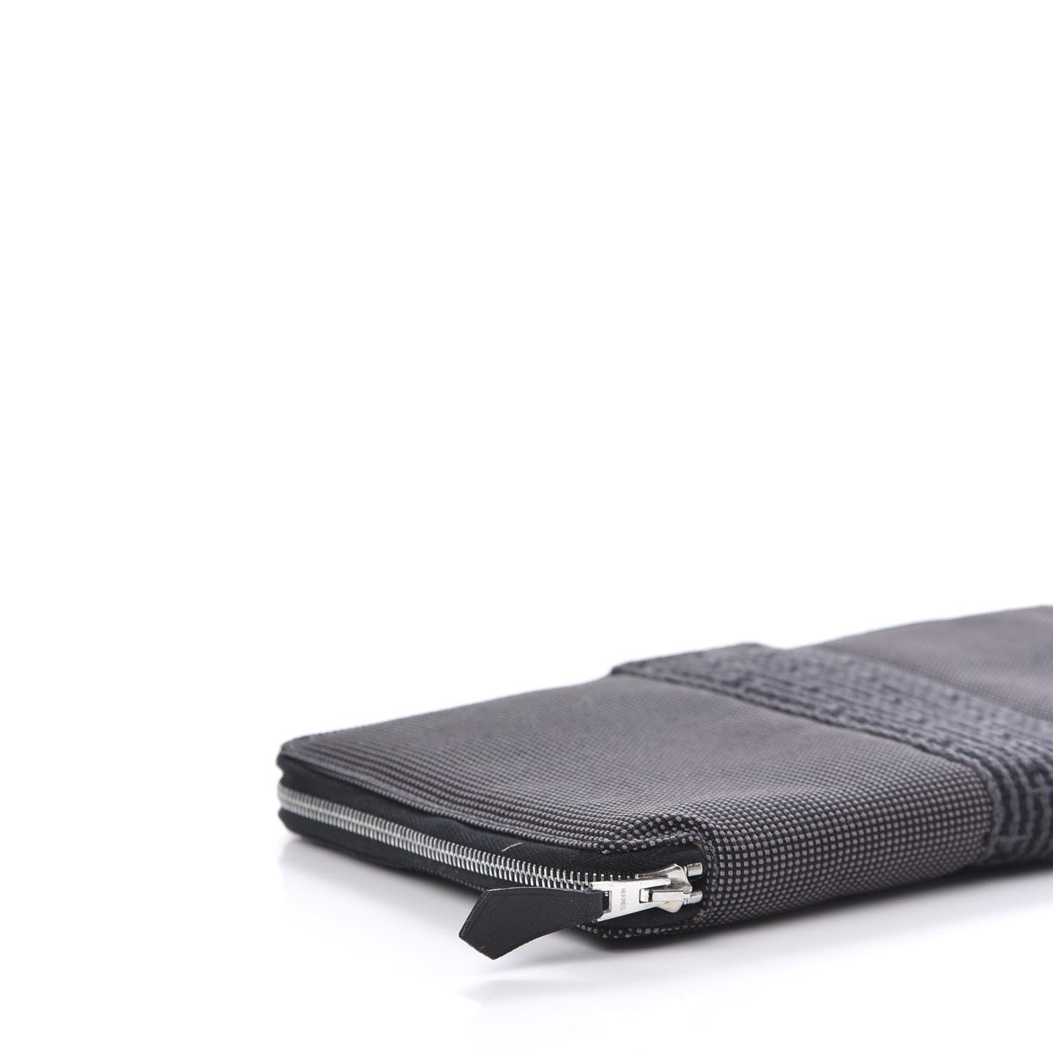 Hermes Canvas Herline Wallet Grey 6 of 9