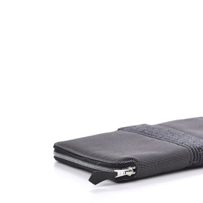Hermes Canvas Herline Wallet Grey 6 of 9