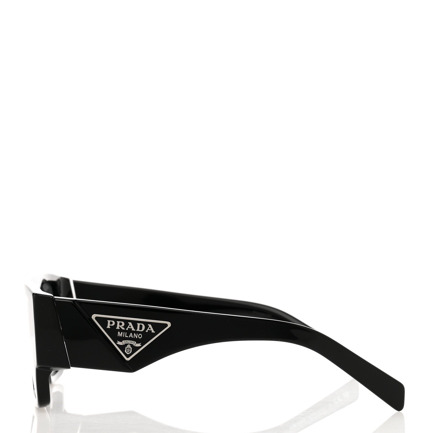 Prada Acetate Symbole Sunglasses SPR 10Z Black 3 of 6