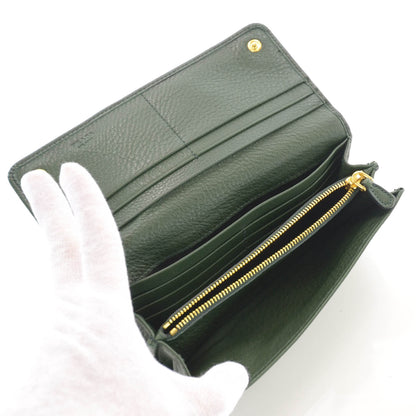 Prada Vitello Daino Flap Wallet Foresta 5 of 7