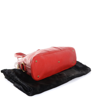 Saint Laurent Calfskin Large Muse Red 4 of 8