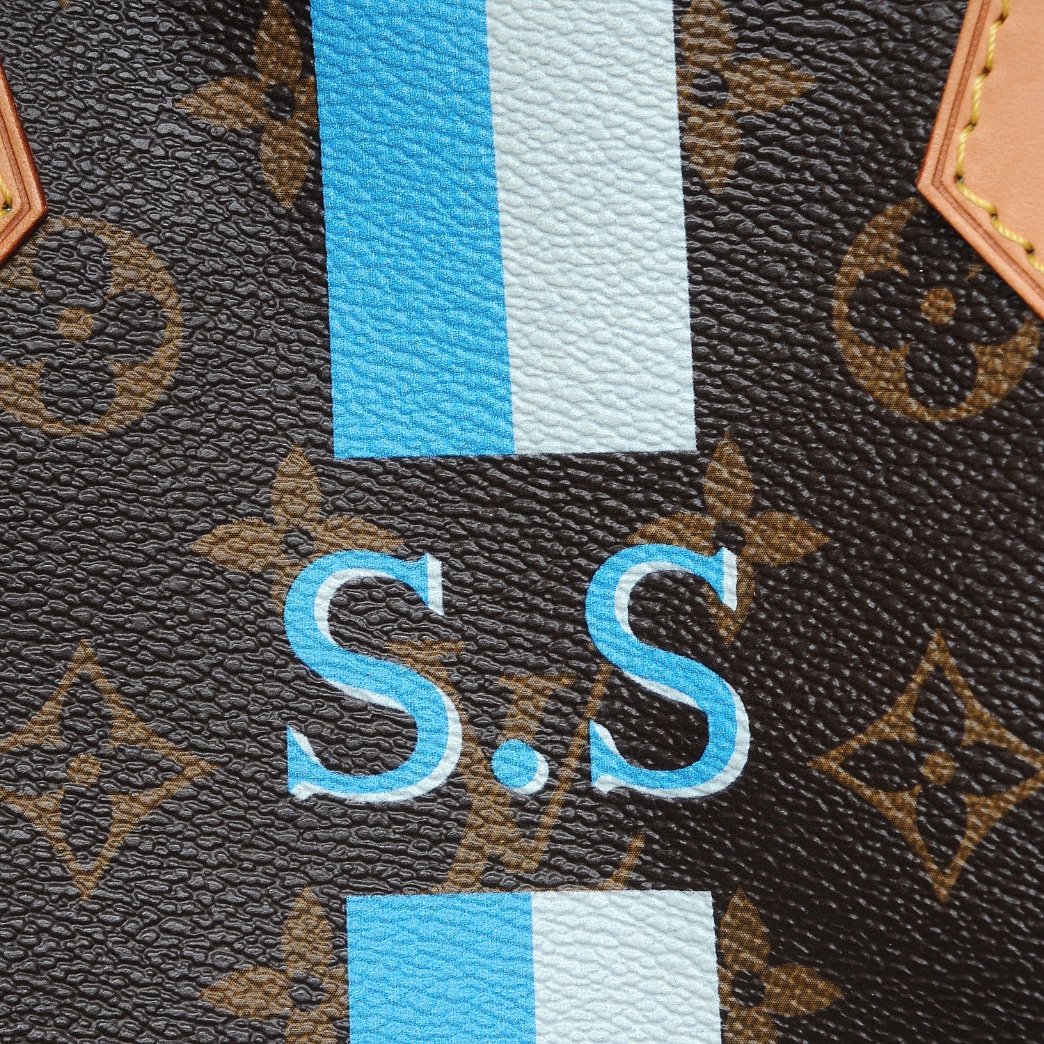 Louis Vuitton Monogram My LV Heritage Speedy Bandouliere 40 Gris Blue Clair 7 of 10