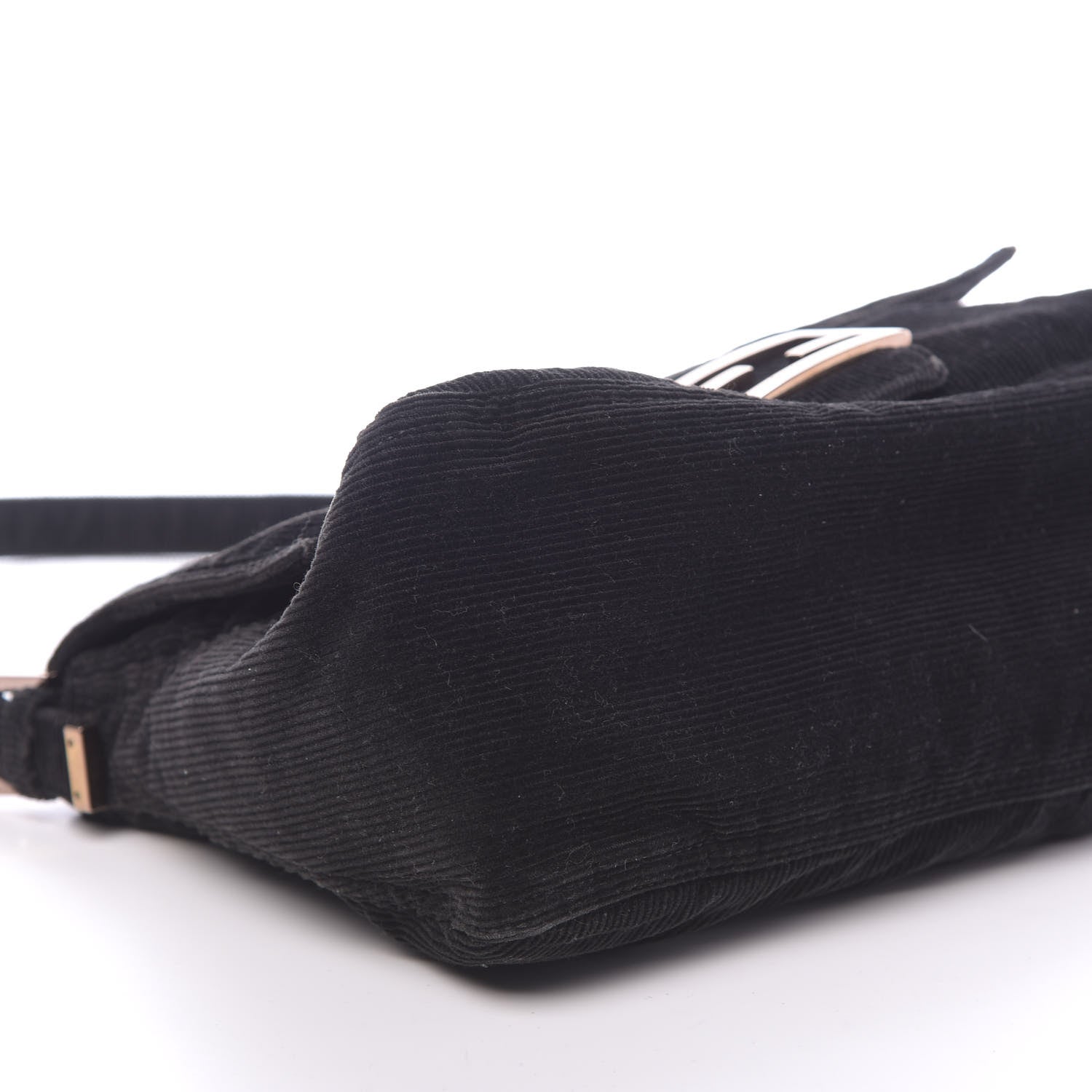 Fendi Corduroy Mama Baguette Black 10 of 12
