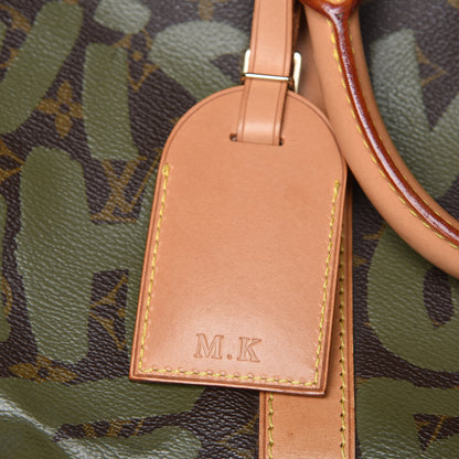 Louis Vuitton Graffiti Keepall 50 Kaki 10 of 16