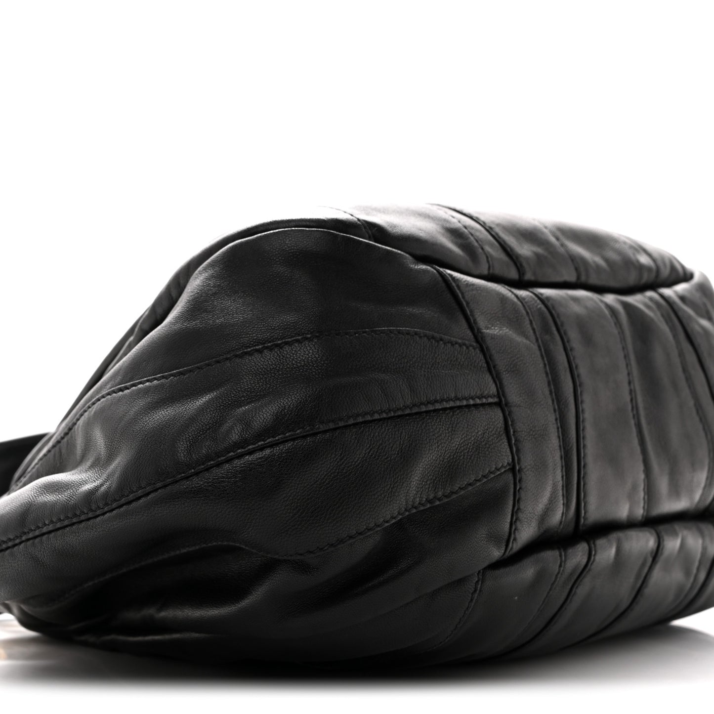 Nappa Stripes Hobo Black