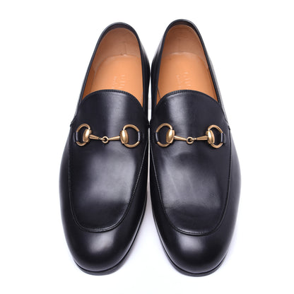 Gucci Calfskin Horsebit Mens Jordaan Loafers 7 Black 7 of 12