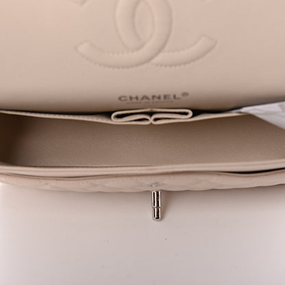 Chanel Caviar Quilted Medium Double Flap Light Beige 7 of 10