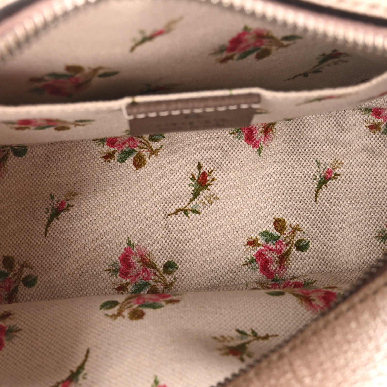 Gucci GG Supreme Monogram Web Neo Vintage Shoulder Bag Beige New Acero Crop 5 of 11