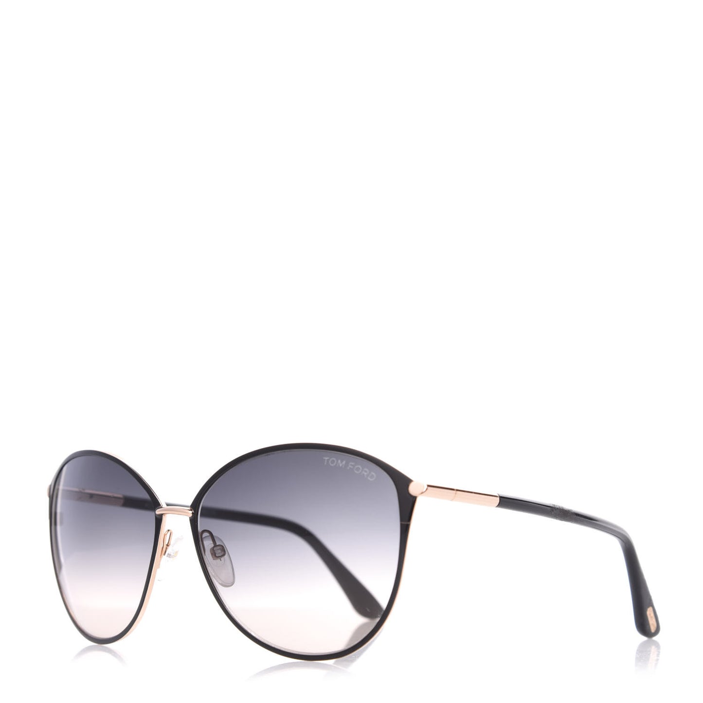 Penelope Vintage Round Sunglasses TF320 Black