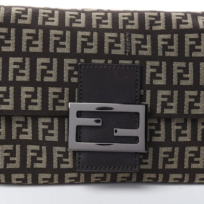 Fendi Zucchino Vitello Mini Mama Baguette Testa di Moro Beige 9 of 9