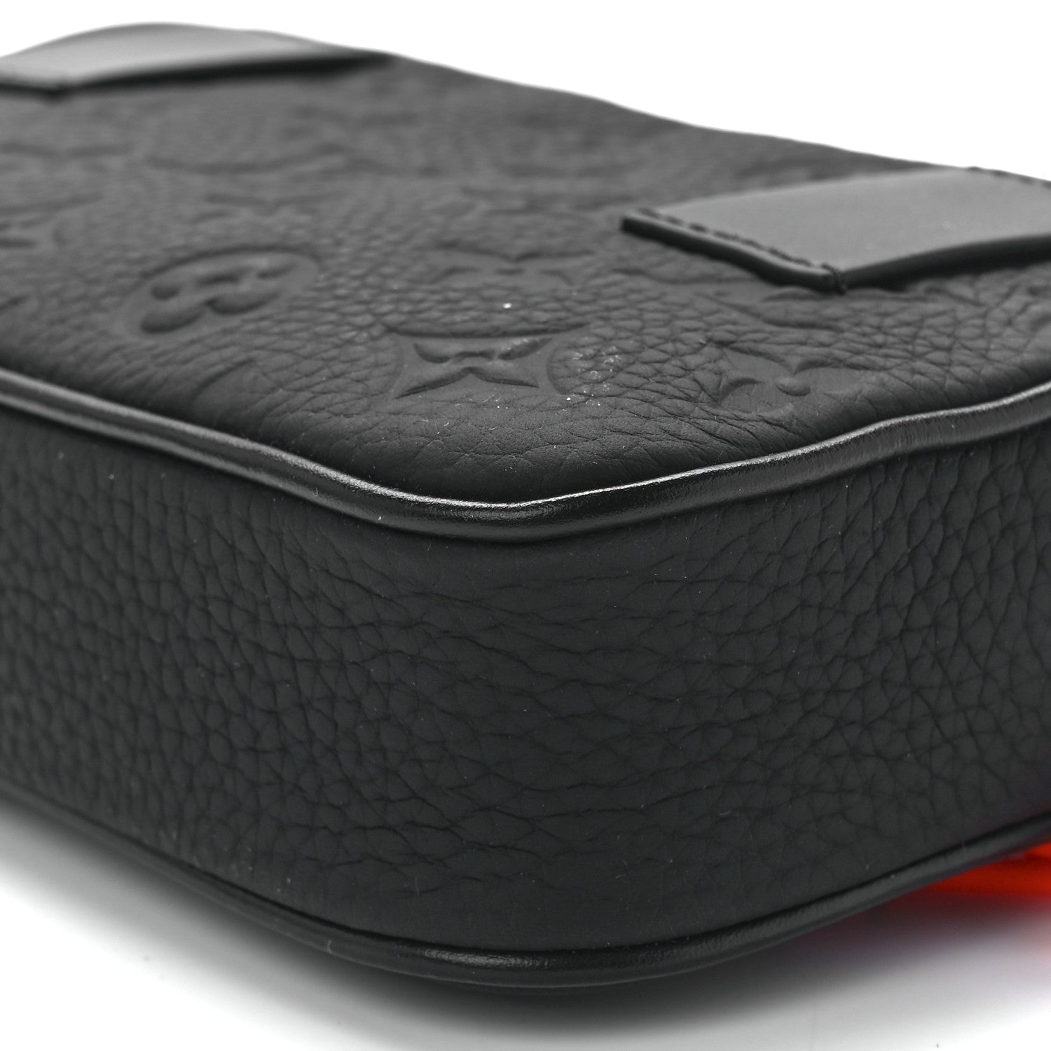 Louis Vuitton Taurillon Monogram Uniformes Solar Ray Soft Pochette Volga Belt Bag Black 10 of 10