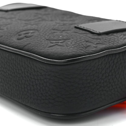 Louis Vuitton Taurillon Monogram Uniformes Solar Ray Soft Pochette Volga Belt Bag Black 10 of 10