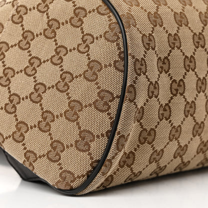 Gucci Monogram Travel Backpack Dark Brown 9 of 11