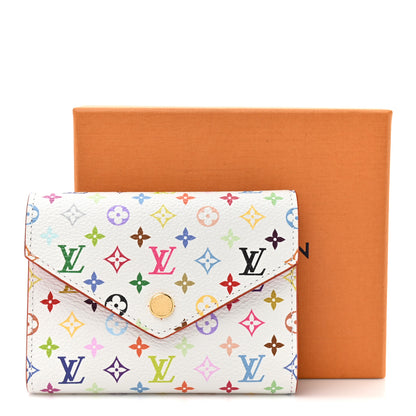 Louis Vuitton LV x TM Monogram Multicolor Victorine Wallet White 8 of 8