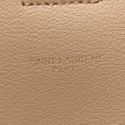 Saint Laurent Calfskin Large Shopping Tote Dark Beige 7 of 10