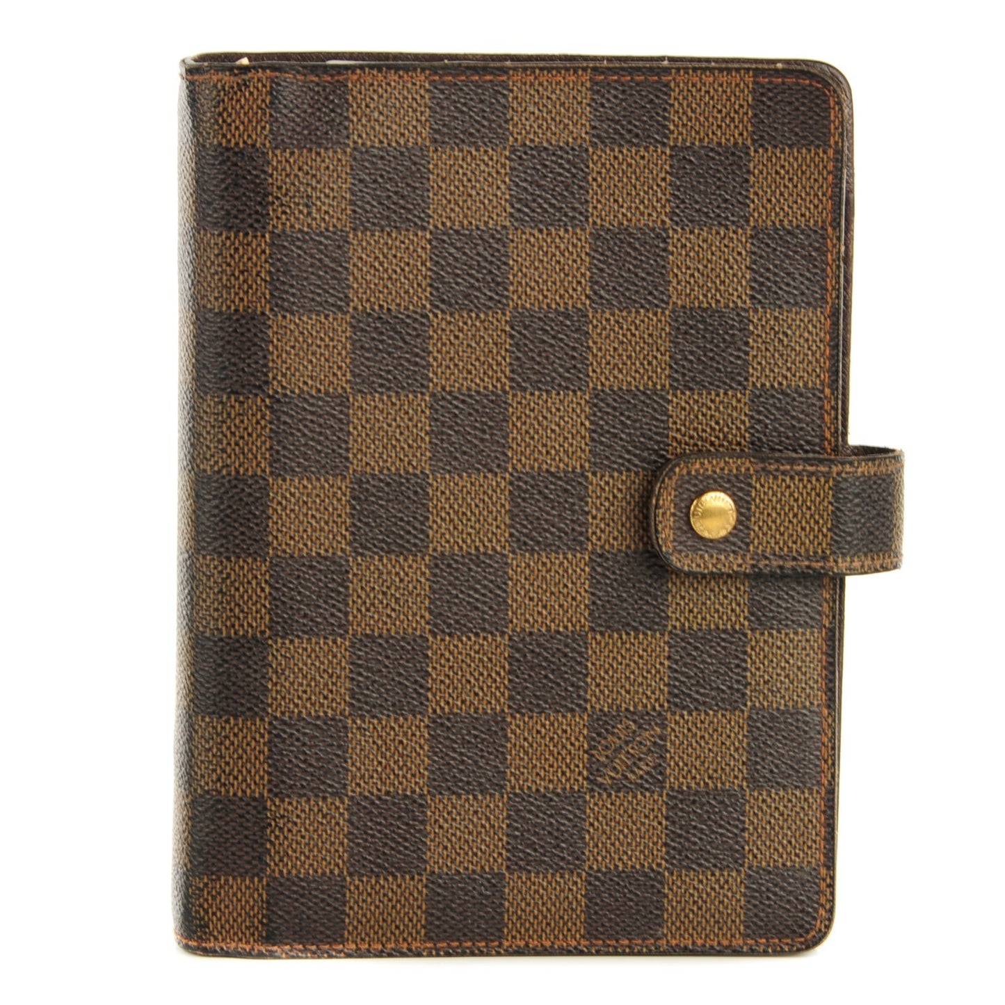 Damier Ebene Medium Ring Agenda Cover