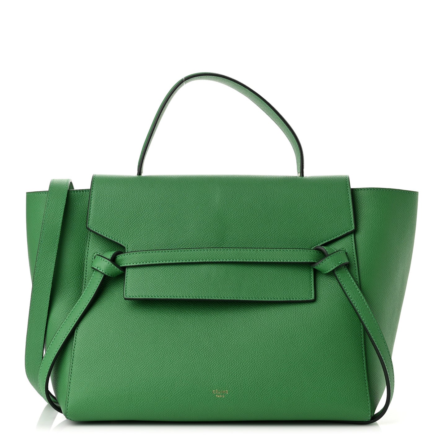 Grained Calfskin Mini Belt Bag Mint