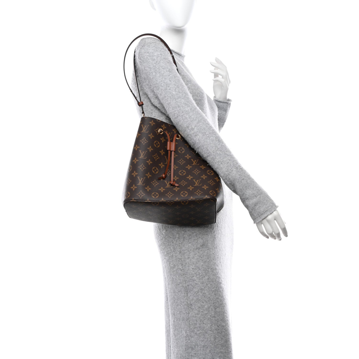 Louis Vuitton Monogram Neonoe MM Caramel 2 of 10