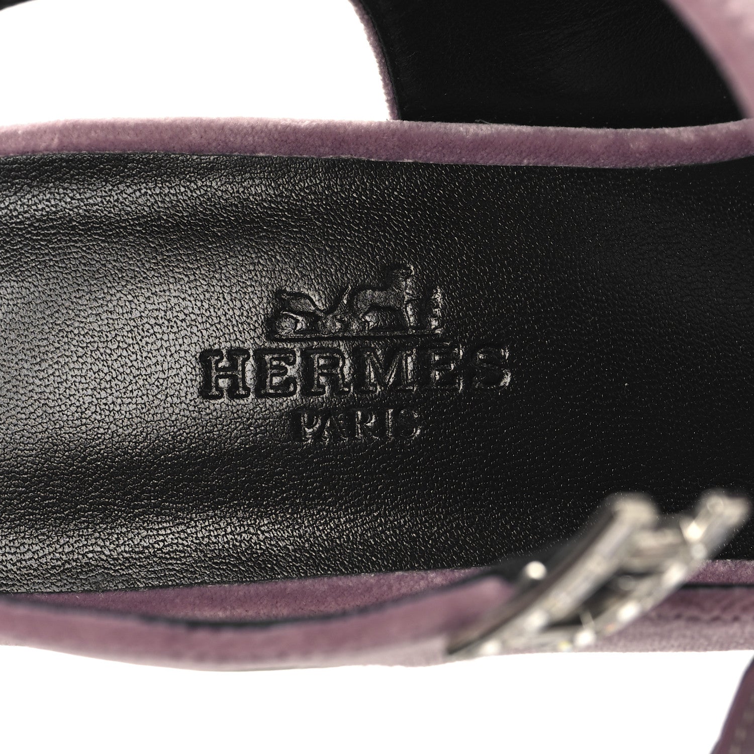 Hermes Velvet Jackie 50 Pumps 36.5 Bruyere 9 of 10
