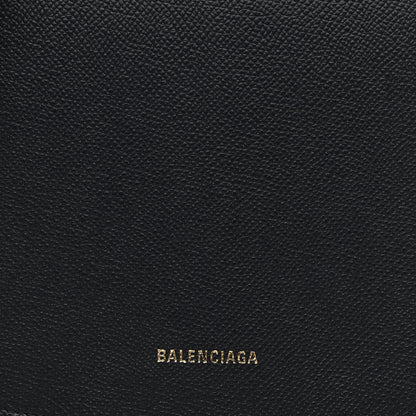 Balenciaga Signature Grained Calfskin Logo S Ville Day Bag Bleu Tempete Jaune 10 of 11