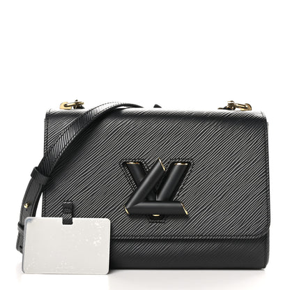 Louis Vuitton Epi Twist Shoulder Bag MM Black 3 of 10