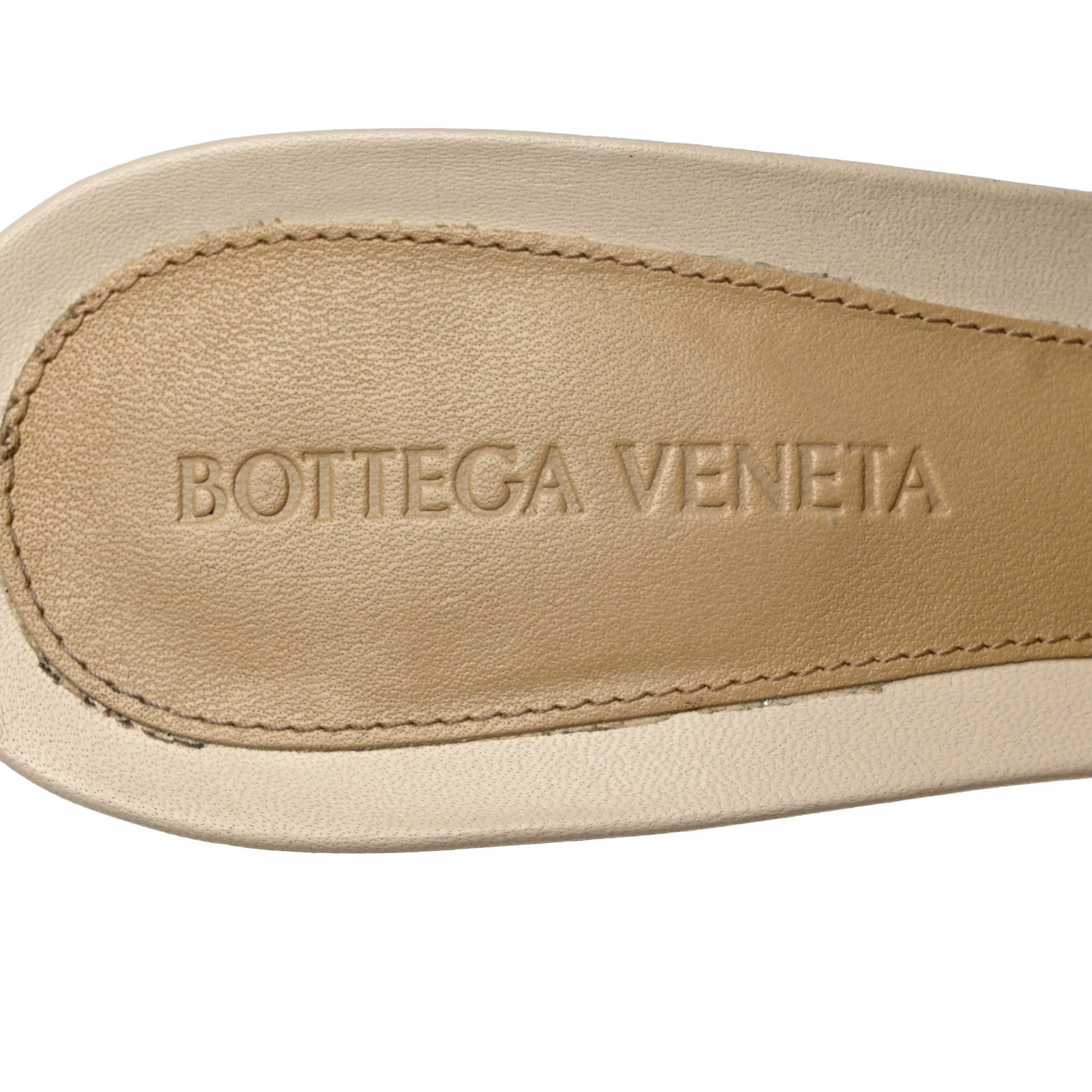 Bottega Veneta Lambskin Stretch Mule Sandals 38 Off White 6 of 8