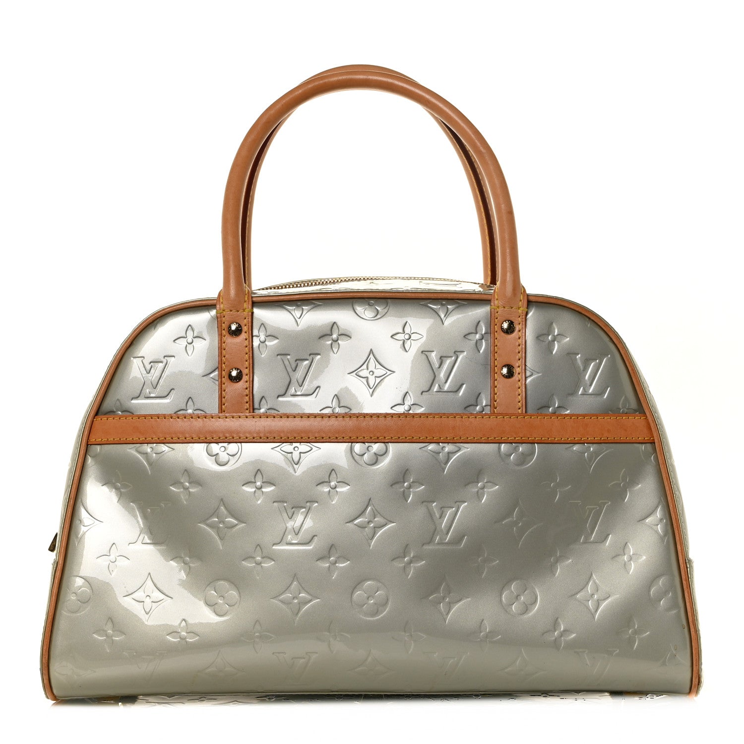 Louis Vuitton Vernis Tompkins Square Silver 1 of 8
