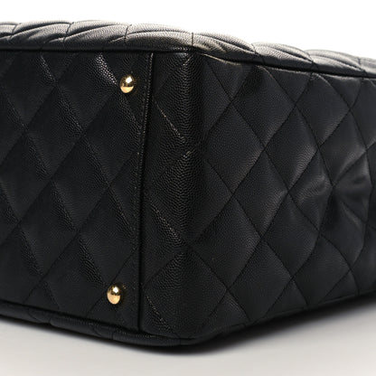 Chanel Caviar Quilted Large Classic Shopping Tote Black 9 of 10