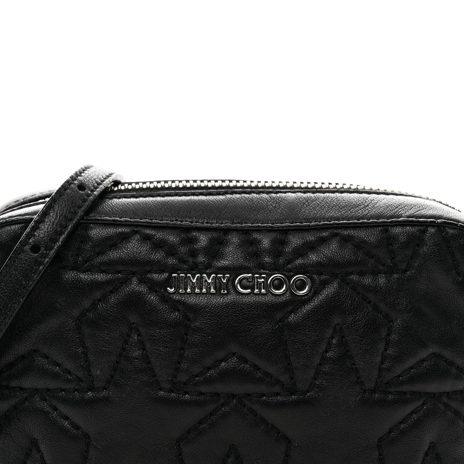 Jimmy Choo Calfskin Star Haya Camera Bag Black 5 of 9